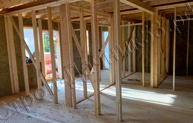 4 Каркасно-щитовой дом Д-11, 13.2x9.5м, 125.4 М², Мурманская область, Печегнский район, село Корзуново (24)